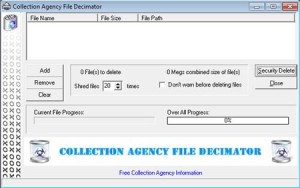 Collection Agency File Decimator